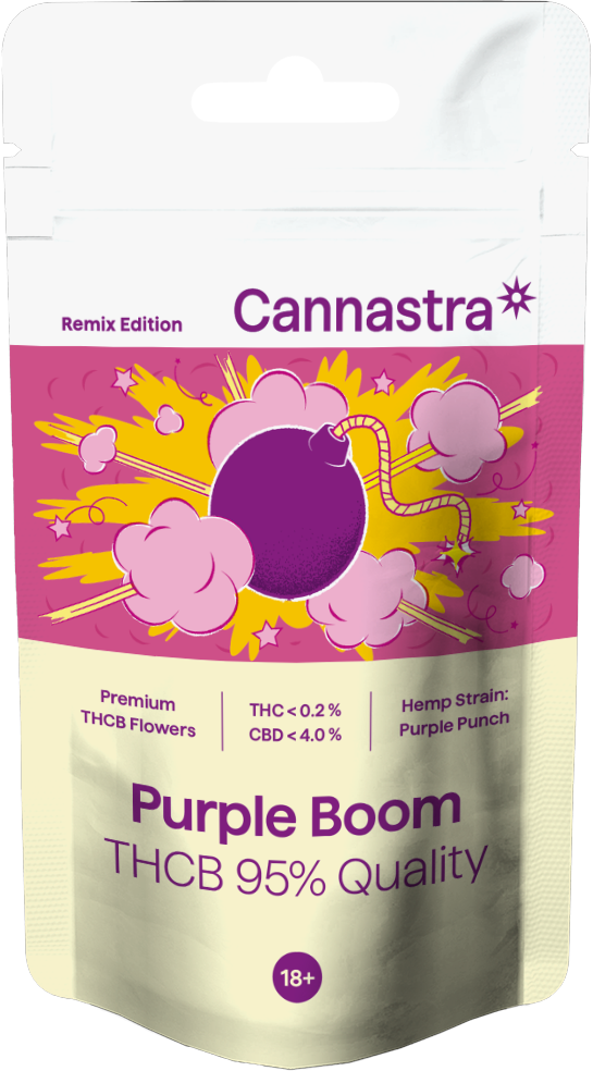Cannastra THCB Flower Purple Boom