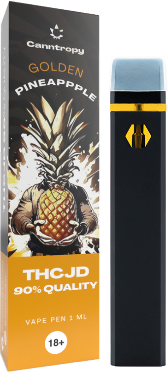 Canntropy THCJD eldobható Vape Pen Golden Ananász