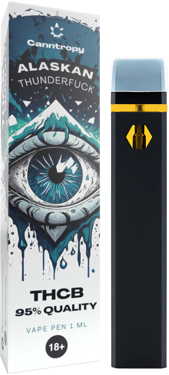 Canntropy THCB eldobható Vape Pen Alaska Thunderfuck