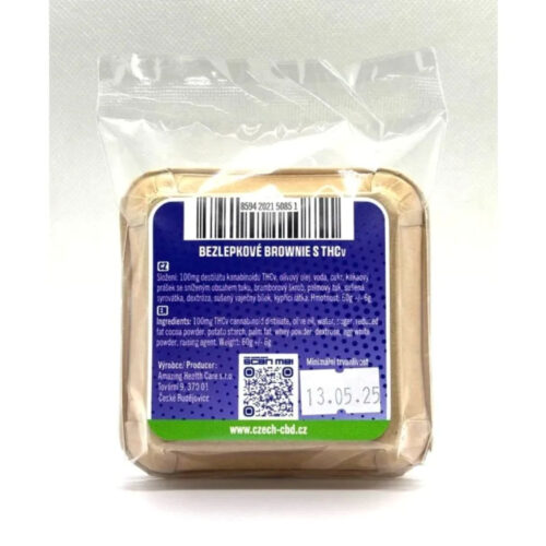 Cseh CBD THCV Brownie - nem ragadós
