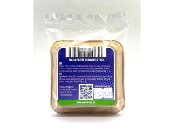 Cseh CBD THCV Brownie - nem ragadós