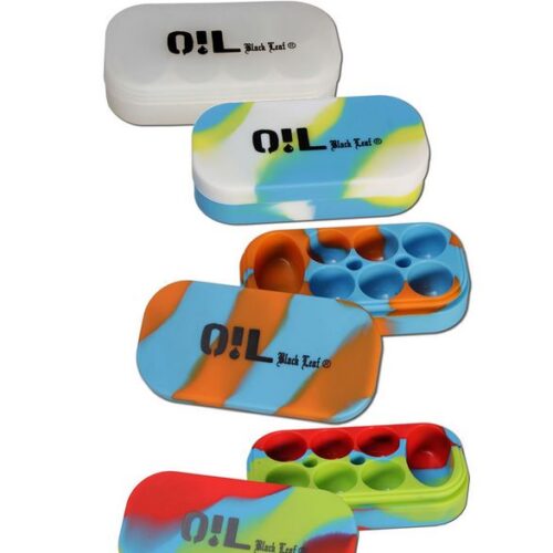 Olaj Black Leaf Szilikon doboz 7 rekesszel 6 x 4 ml + 1 x 10 ml