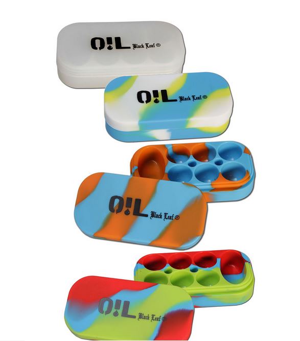 Olaj Black Leaf Szilikon doboz 7 rekesszel 6 x 4 ml + 1 x 10 ml