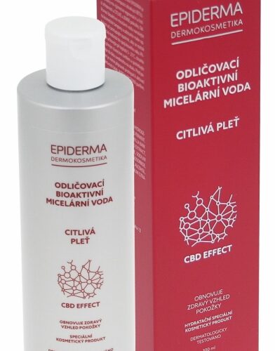 Epiderma bioaktív CBD micellás sminklemosó víz