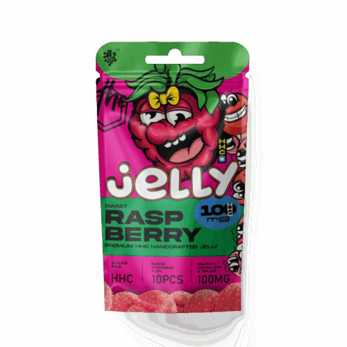 Czech CBD HHC Jelly Málna 100 mg