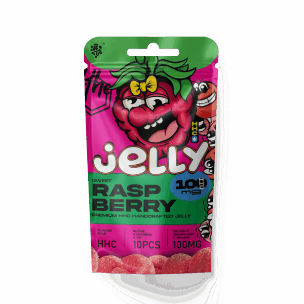 Czech CBD HHC Jelly Málna 100 mg