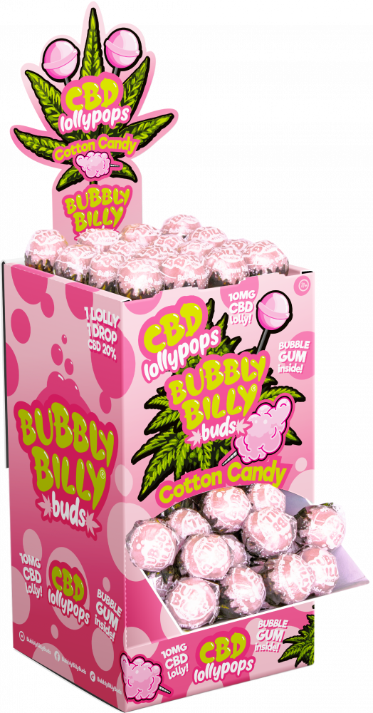 Bubbly Billy Buds 10 mg CBD vattacukor nyalók