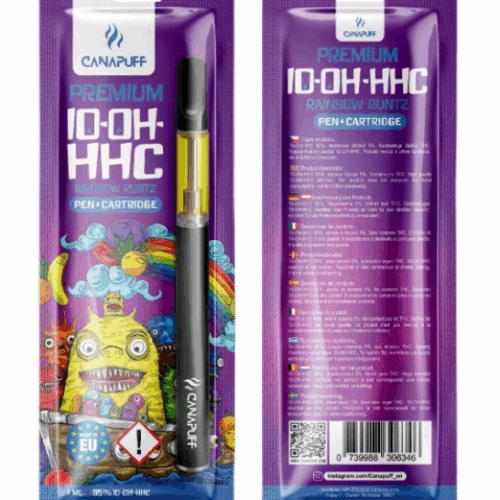 CanaPuff 10-OH-HHC toll + Rainbow Runtz patron
