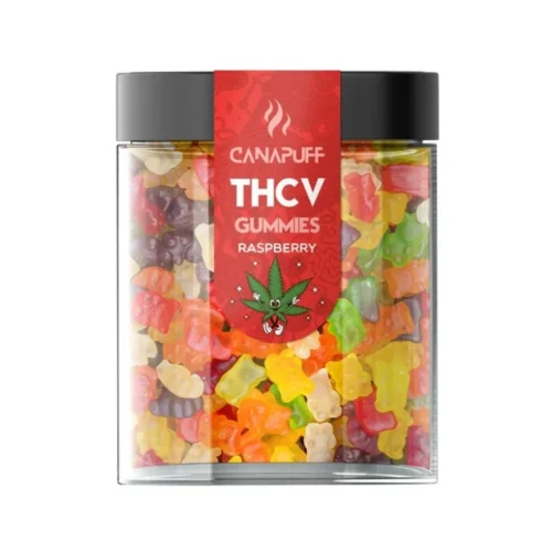 CanaPuff THCV Gummies Raspberry