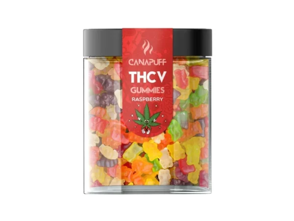 CanaPuff THCV Gummies Raspberry