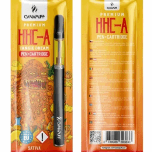 CanaPuff HHCA toll + patron Tangie Dream
