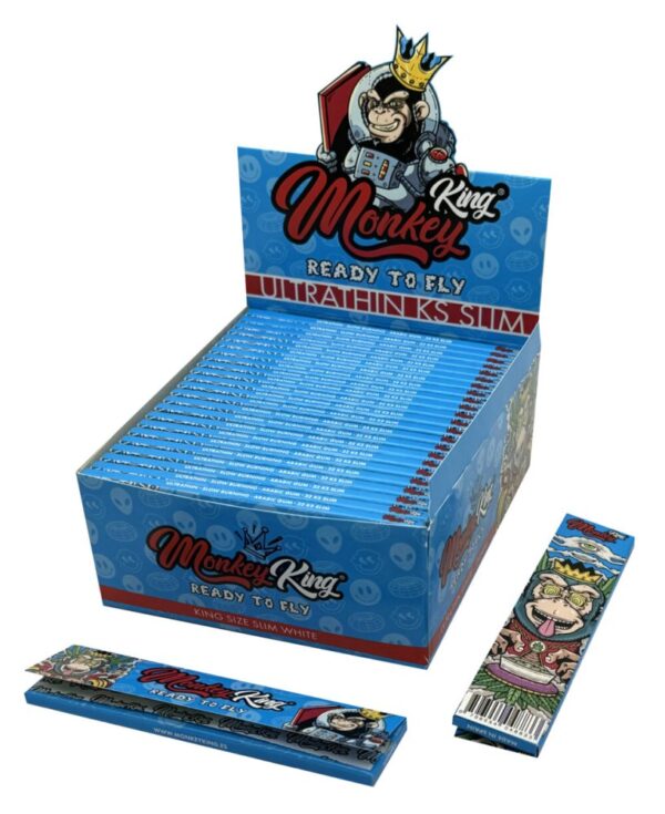 Monkey King Psychodelic Ultra Thin KS Slim papírtekercs fehér