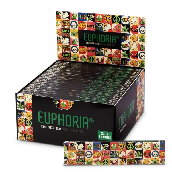 Euphoria Kingsize Slim Groovy papírtekercs