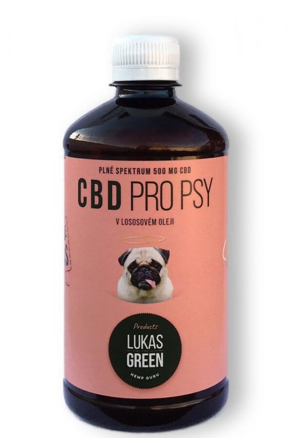 Lukas Green CBD kutyák számára ban ben lazac olaj 500 ml