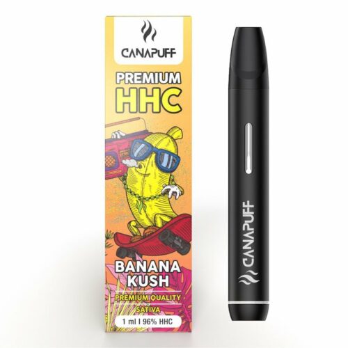 CanaPuff BANANA KUSH 96 % HHC - Egyszer használatos vape toll