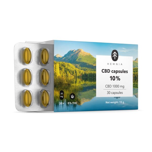 Hemnia CBD kapszula 10%
