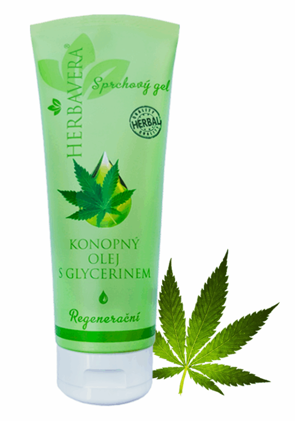 Herbavera Regeneráló tusfürdő kenderolajjal és glicerinnel 250 ml