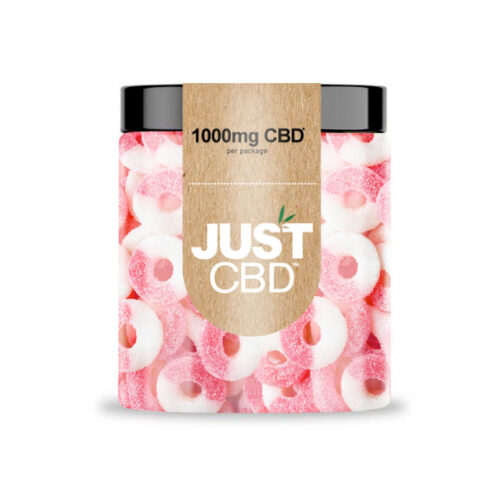 JustCBD Gummies dinnyekarikák 250 mg - 3000 mg CBD 1000 mg