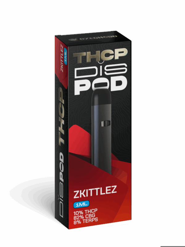 Czech CBD THCP Vape Pen disPOD Zkittlez 10% THCP