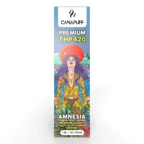 CanaPuff THP420 eldobható Vape Pen Amnesia