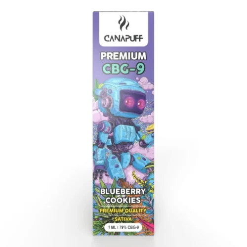 CanaPuff CBG9 eldobható Vape Pen Blueberry Cookie