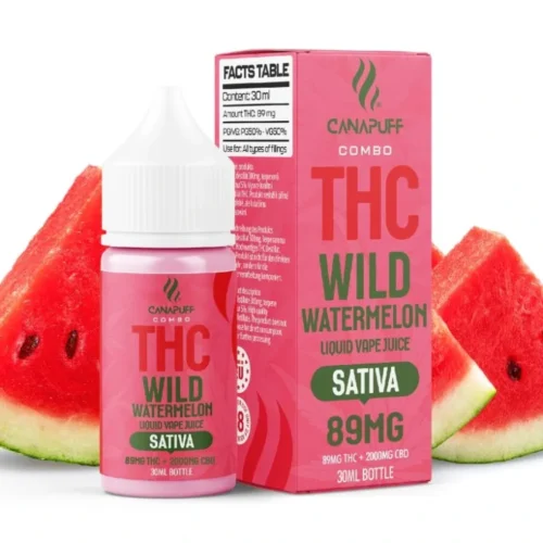 CanaPuff THC+ folyékony Vad görögdinnye