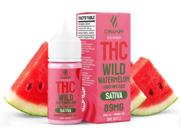 CanaPuff THC+ folyékony Vad görögdinnye