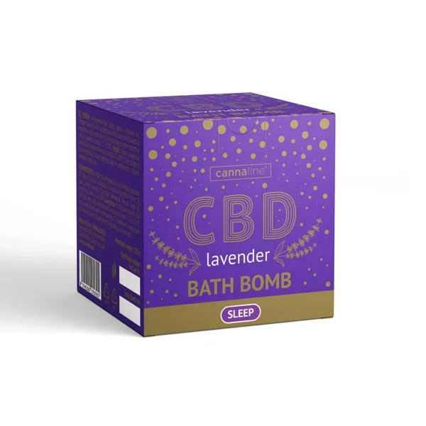 Cannaline Levendulás CBD Altatófürdőbomba