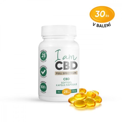 I Am CBD Teljes spektrumú CBD kapszula 750 mg