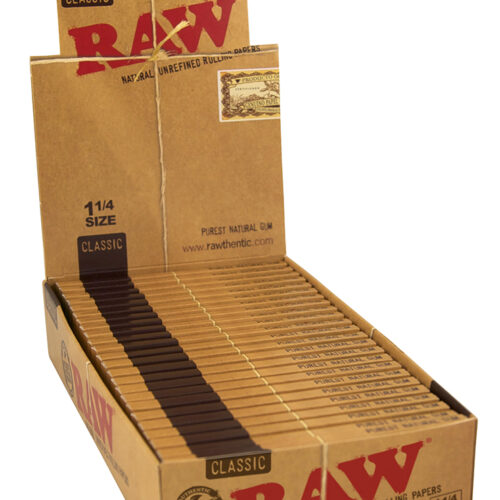 RAW fehérítetlen rövid papírok mérete 1¼ - 24 pcs ban ben doboz
