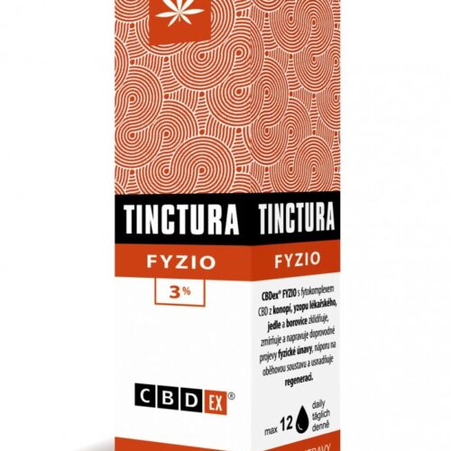 CBDex Tinctura Fyzio 3% 20 ml