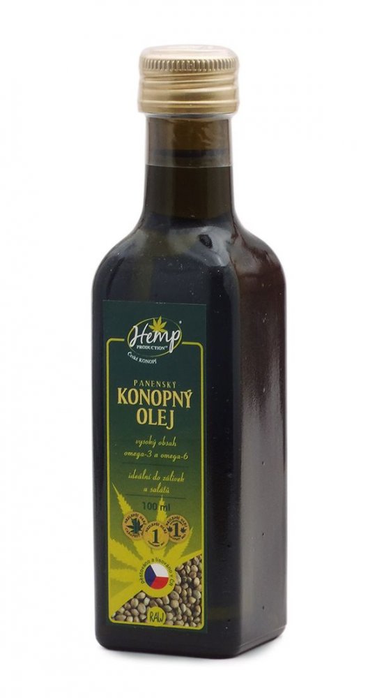 Hemp Production Konopný olej panenský 100 ml