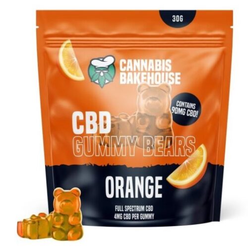 Cannabis Bakehouse CBD Gummi Bears - narancs