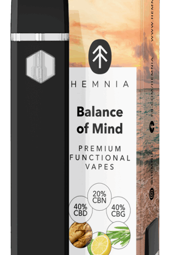 Hemnia Prémium Funkcionális Vape Pen Blance of Mind - 40% CBD