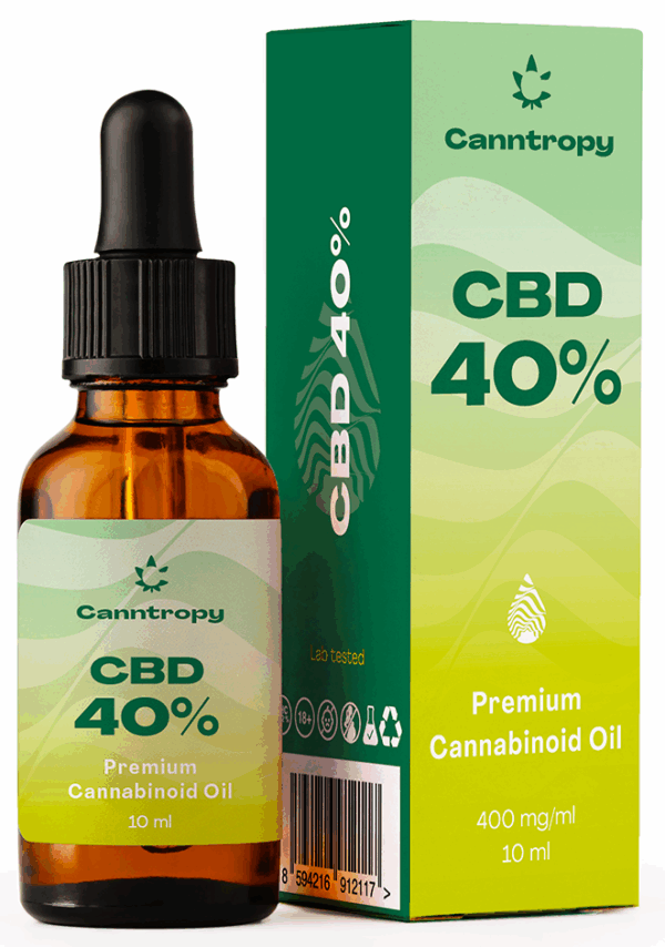 Canntropy CBD prémium kannabinoid olaj - 40%