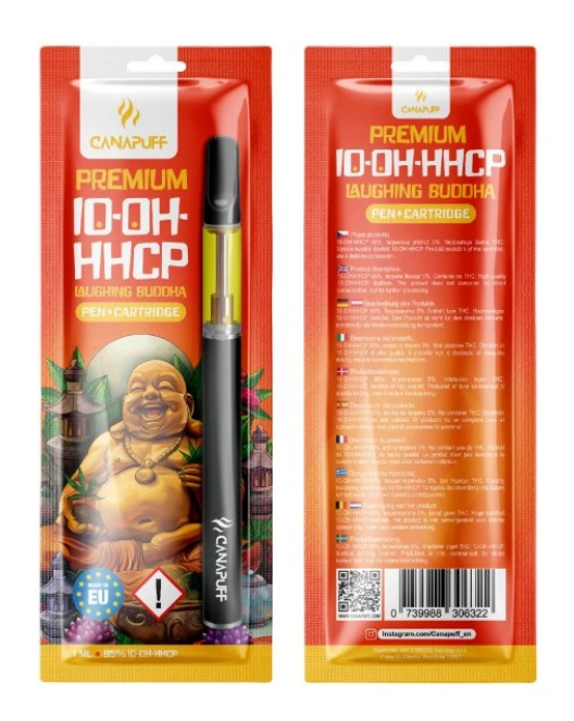 CanaPuff 10-OH-HHCP toll + Nevető Buddha patron