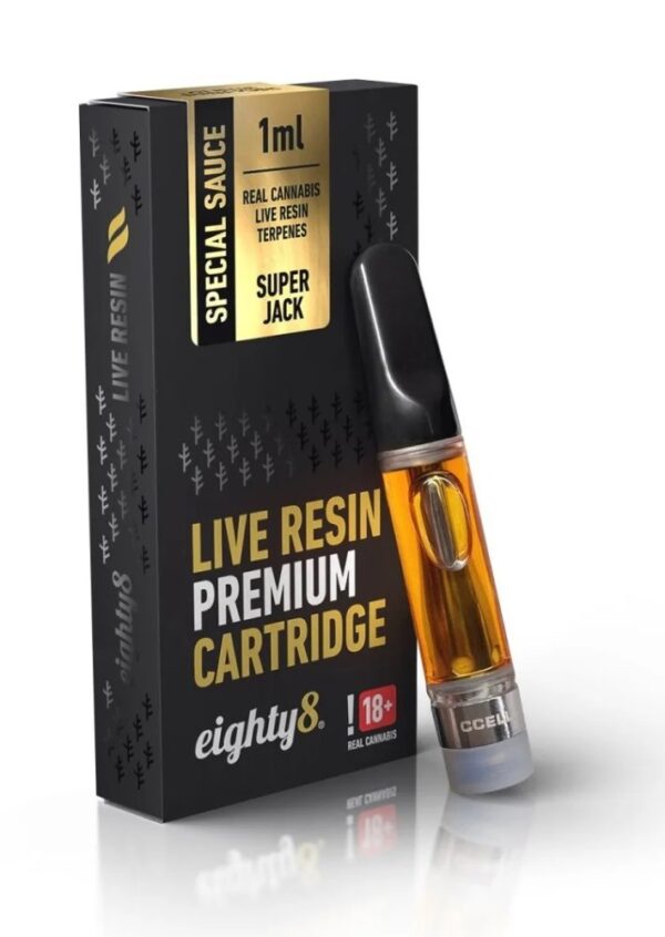 Eighty8 CBD Cartridge Super Jack élőgyanta terpének