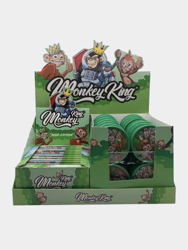 Monkey King Spirálpapírok hegyekkel és darálóval (Wild Edition)