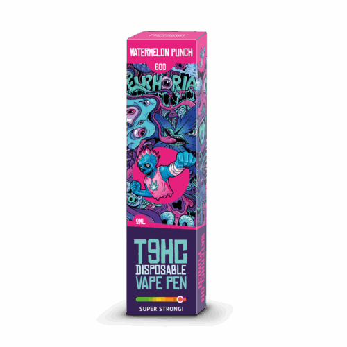 Euphoria T9HC eldobható Vape Pen görögdinnye puncs