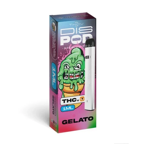 Czech CBD THCV Vape Pen disPOD Gelato