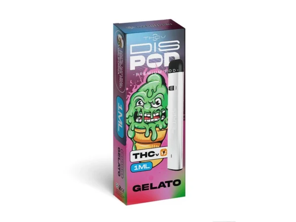 Czech CBD THCV Vape Pen disPOD Gelato
