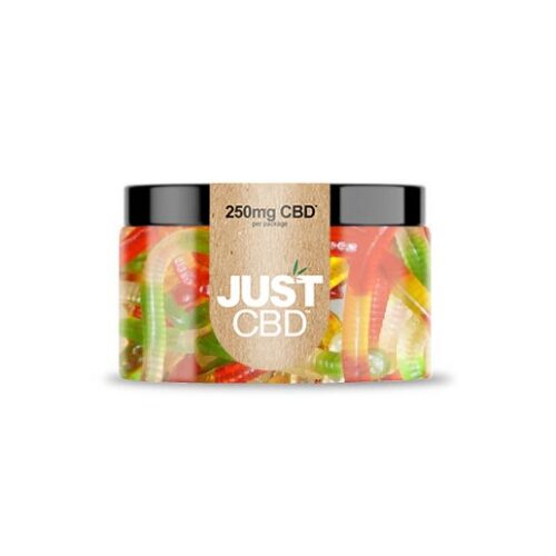 JustCBD Gummies Worms 250 mg - 3000 mg CBD 250 mg