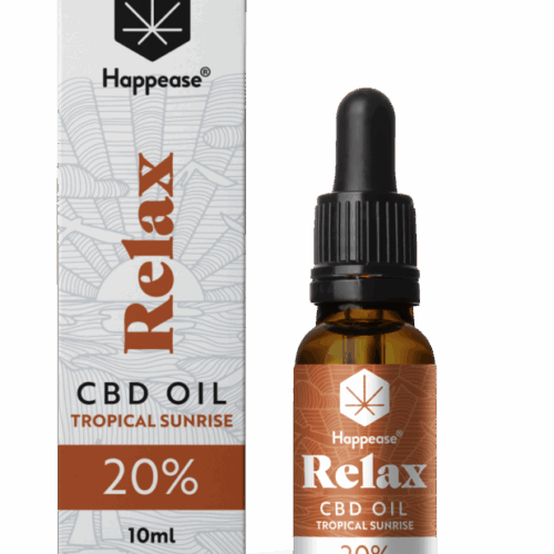 Happease Relax CBD Oil Tropical Sunrise