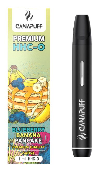CanaPuff Áfonyás banános palacsinta 96 % HHC-O - Eldobható vape toll