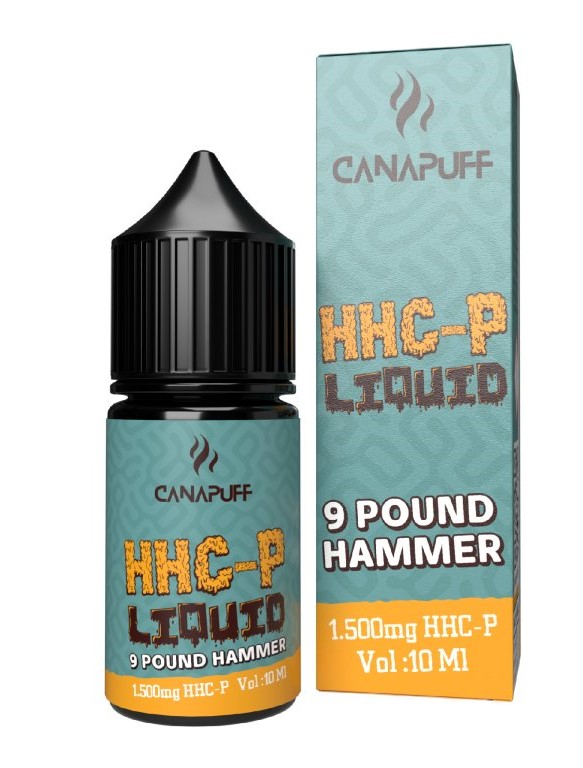CanaPuff HHCP Liquid 9 font kalapács