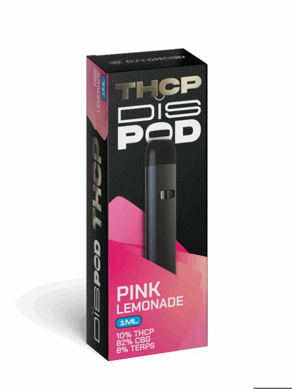 Czech CBD THCP Vape Pen disPOD Pink Limonádé 10% THCP