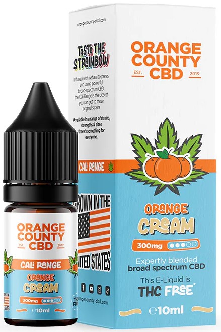 Orange County CBD E-folyékony narancs krém