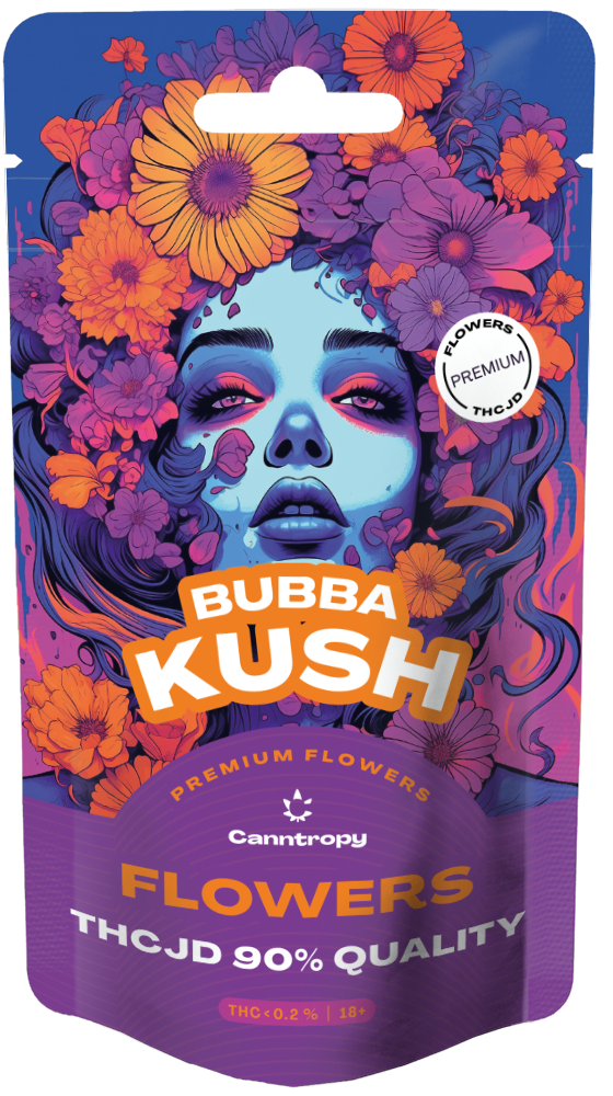 Canntropy THCJD virág Bubba Kush