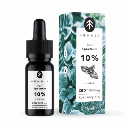Hemnia Teljes spektrumú CBD MCT kókuszolaj 10%