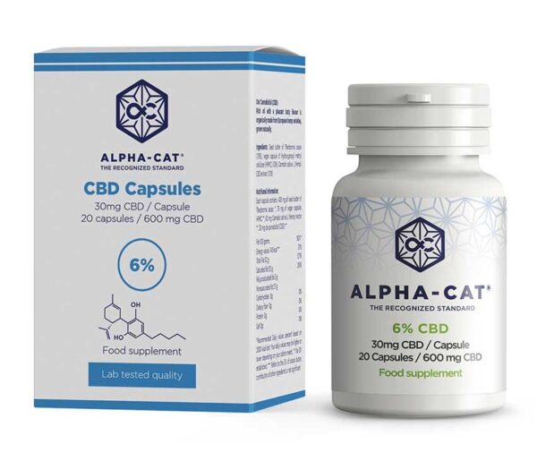 Alpha-CAT CBD kapszula 20x30 mg